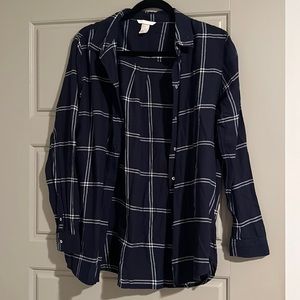 Blue flannel